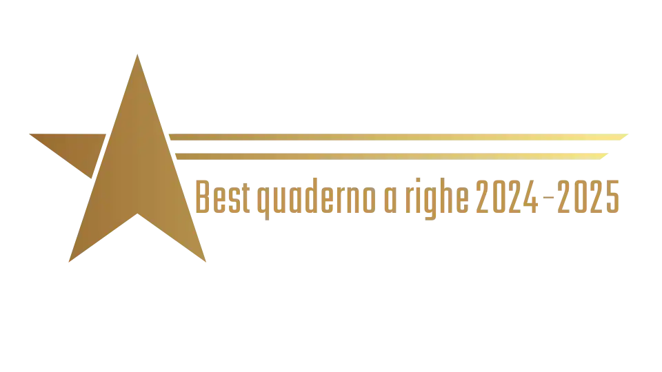 Logo golden per il premio Best quaderno a righe 2024-2025 - Stella d'Oro