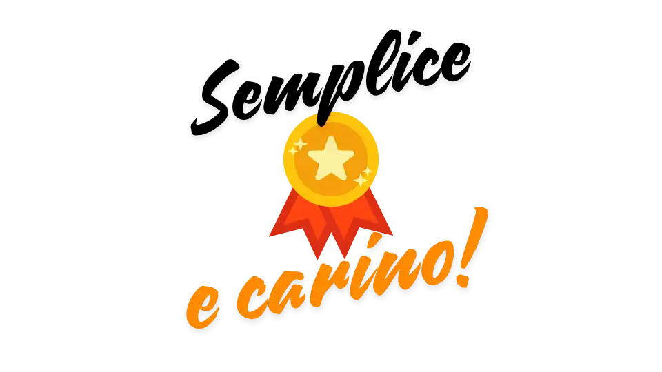 Semplice e carino - premio con medaglietta stellata per i Quaderni della Patata
