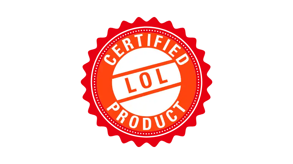 LOL prodotto certificato - i quaderni più divertenti sono su Amazon, cerca l'autore I Minimalisti